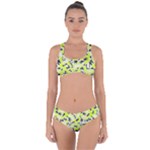 Background Pattern Graphic Beautiful Wallpaper Art Criss Cross Bikini Set