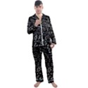 E=mc2 Text Science Albert Einstein Formula Mathematics Physics Men s Long Sleeve Satin Pajamas Set View1