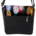 Rain on window Flap Closure Messenger Bag (S) View1