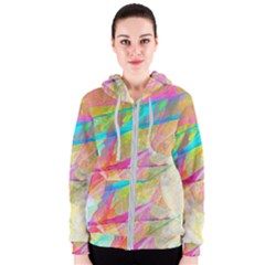 Abstract-14 Women s Zipper Hoodie