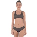 Dark Mocha	 - 	Criss Cross Bikini Set