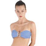 Serenity Blue	 - 	Twist Bandeau Bikini Top