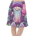 Foraging Mushroom Fishtail Chiffon Skirt