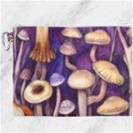Whimsical Forest Mushroom Canvas Cosmetic Bag (XXXL)