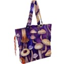 Whimsical Forest Mushroom Drawstring Tote Bag View2