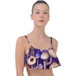 Whimsical Forest Mushroom Frill Bikini Top