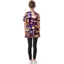 Whimsical Forest Mushroom Fold Over Open Sleeve Top View2