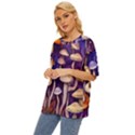 Whimsical Forest Mushroom Oversized Basic Tee View2