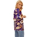 Whimsical Forest Mushroom Oversized Basic Tee View3