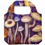 Whimsical Forest Mushroom Foldable Grocery Recycle Bag