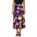 Whimsical Forest Mushroom Classic Midi Chiffon Skirt