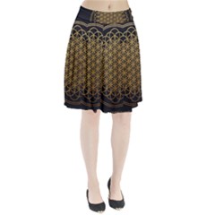 Horizon Sempiternal Bring Abstract Pattern Pleated Skirt