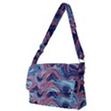 Fluid Art Pattern Full Print Messenger Bag (M) View1