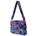 Fluid Art Pattern Full Print Messenger Bag (M) View2