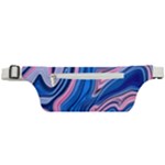 Abstract Liquid Art Pattern Active Waist Bag