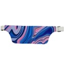 Abstract Liquid Art Pattern Active Waist Bag View2