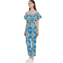 Pattern 7 Off Shoulder Ruffle Top Jumpsuit View2