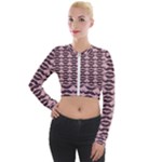 Pattern 182 Long Sleeve Cropped Velvet Jacket