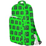 Modern Chic Vector Camera Illustration Pattern Double Compartment Backpack