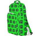 Modern Chic Vector Camera Illustration Pattern Double Compartment Backpack View1