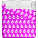 Ladybug Vector Geometric Tile Pattern Duvet Cover Double Side (King Size) View2
