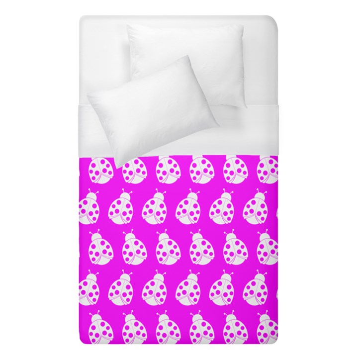 Ladybug Vector Geometric Tile Pattern Duvet Cover (Single Size)