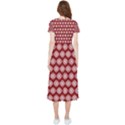 Abstract Knot Geometric Tile Pattern High Low Boho Dress View2