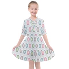 Seamless-pattern-108 Kids  All Frills Chiffon Dress