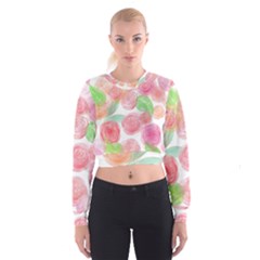 Roses-50 Cropped Sweatshirt