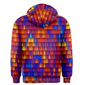 Geometric Pattern Colorful Fluorescent Background Men s Zipper Hoodie View2