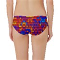 Geometric Pattern Colorful Fluorescent Background Classic Bikini Bottoms View2