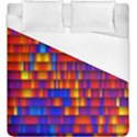 Geometric Pattern Colorful Fluorescent Background Duvet Cover (King Size) View1