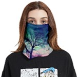 Tree Abstract Field Galaxy Night Nature Face Covering Bandana (Two Sides)