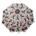 Cute Christmas Seamless Pattern Vector Folding Umbrellas