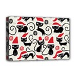 Cute Christmas Seamless Pattern Vector Deluxe Canvas 18  x 12  (Stretched)