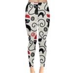 Cute Christmas Seamless Pattern Vector Leggings 