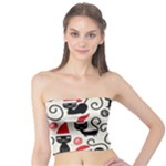 Cute Christmas Seamless Pattern Vector Tube Top
