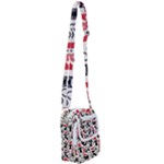 Cute Christmas Seamless Pattern Vector Shoulder Strap Belt Bag
