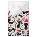 Cute Christmas Seamless Pattern Vector Duvet Cover Double Side (Single Size)