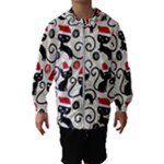 Cute Christmas Seamless Pattern Vector Kids  Hooded Windbreaker