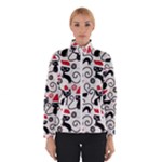 Cute Christmas Seamless Pattern Vector Women s Bomber Jacket