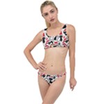 Cute Christmas Seamless Pattern Vector The Little Details Bikini Set