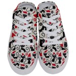Cute Christmas Seamless Pattern Vector Half Slippers