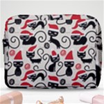 Cute Christmas Seamless Pattern Vector Make Up Pouch (Large)