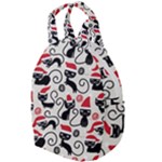 Cute Christmas Seamless Pattern Vector Travel Backpacks