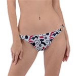 Cute Christmas Seamless Pattern Vector Ring Detail Bikini Bottoms