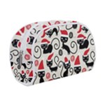 Cute Christmas Seamless Pattern Vector Make Up Case (Small)