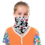 Cute Christmas Seamless Pattern Vector Face Covering Bandana (Kids)