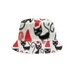 Cute Christmas Seamless Pattern Vector Inside Out Bucket Hat (Kids)