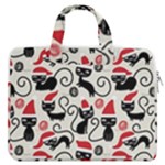 Cute Christmas Seamless Pattern Vector MacBook Pro 16  Double Pocket Laptop Bag 